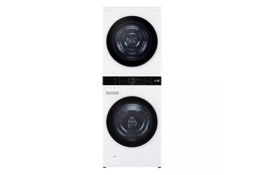 Lg WKHC252HWA Single Unit Lg Washtower™ With Center Control™ 5.0 Cu. Ft. Front Load Washer And 7.8 Cu. Ft. Electric Ventless Heat Pump Dryer