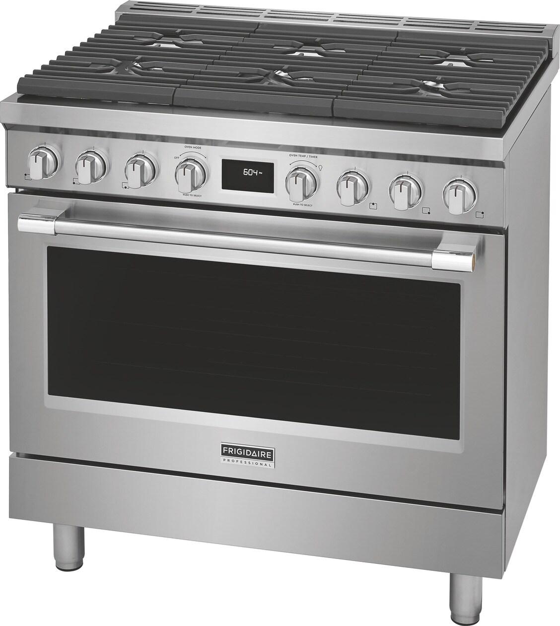 Frigidaire PCFD3670AF Frigidaire Professional 36" Dual-Fuel Freestanding Range