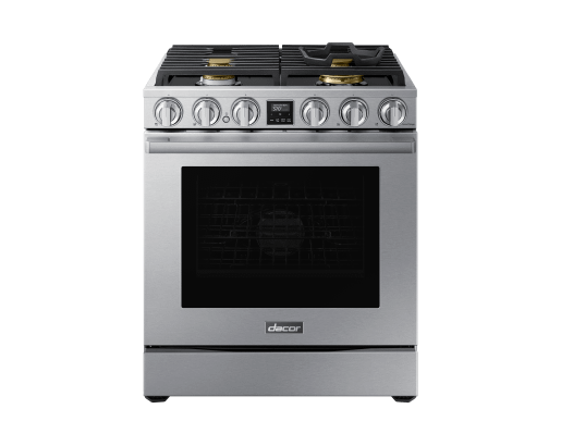 Dacor DOP30T940DS 30" Range, Silver Stainless, Dual Fuel