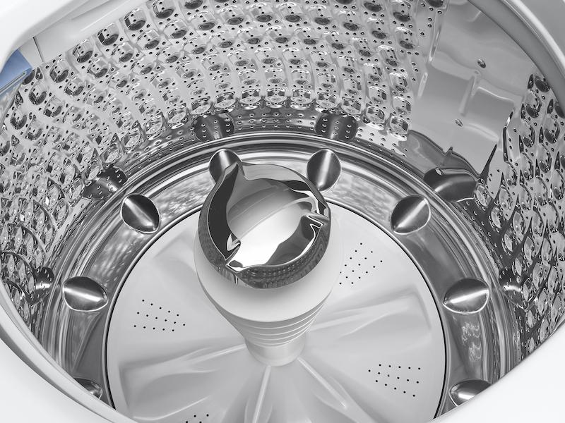 Samsung WA54CG7105AW 5.4 Cu. Ft. Extra-Large Capacity Smart Top Load Washer With Activewave™ Agitator And Super Speed Wash In White