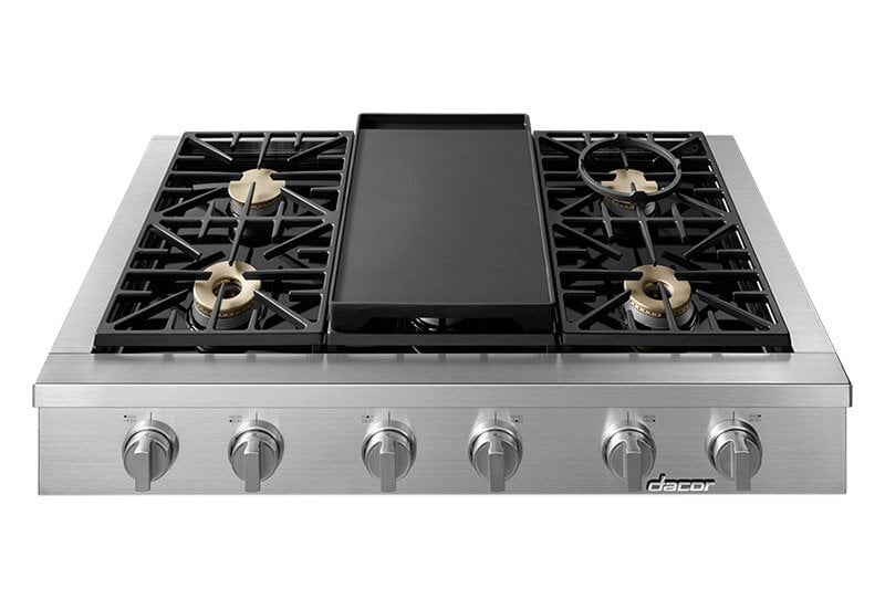 Dacor HRTP486SNGH 48" Rangetop, Natural Gas, High Altitude