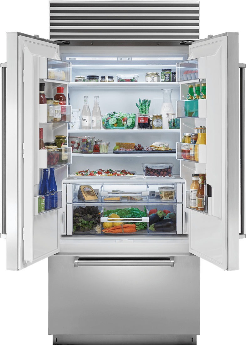 Sub-Zero BI36UFDIDO 36" Classic French Door Refrigerator/Freezer With Internal Dispenser - Panel Ready