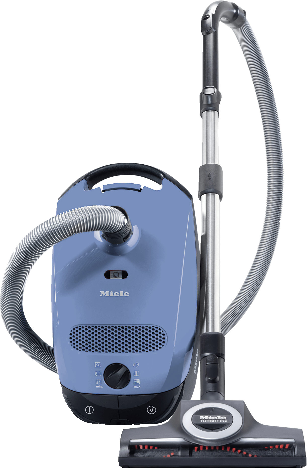Miele CLASSICC1TURBOTEAMPOWERLINESBAN0TECHBLUE Classic C1 Turbo Team Powerline - Sban0 - Canister Vacuum Cleaners With Turbo Brush For Hard Floor And Low, Medium-Pile Carpeting.