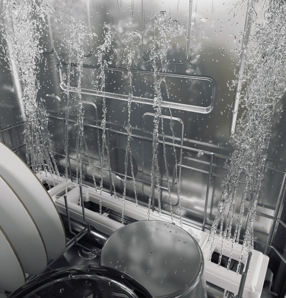 Cafe CDT875P4NW2 Café Smart Stainless Steel Interior Dishwasher With Sanitize And Ultra Wash & Dual Convection Ultra Dry