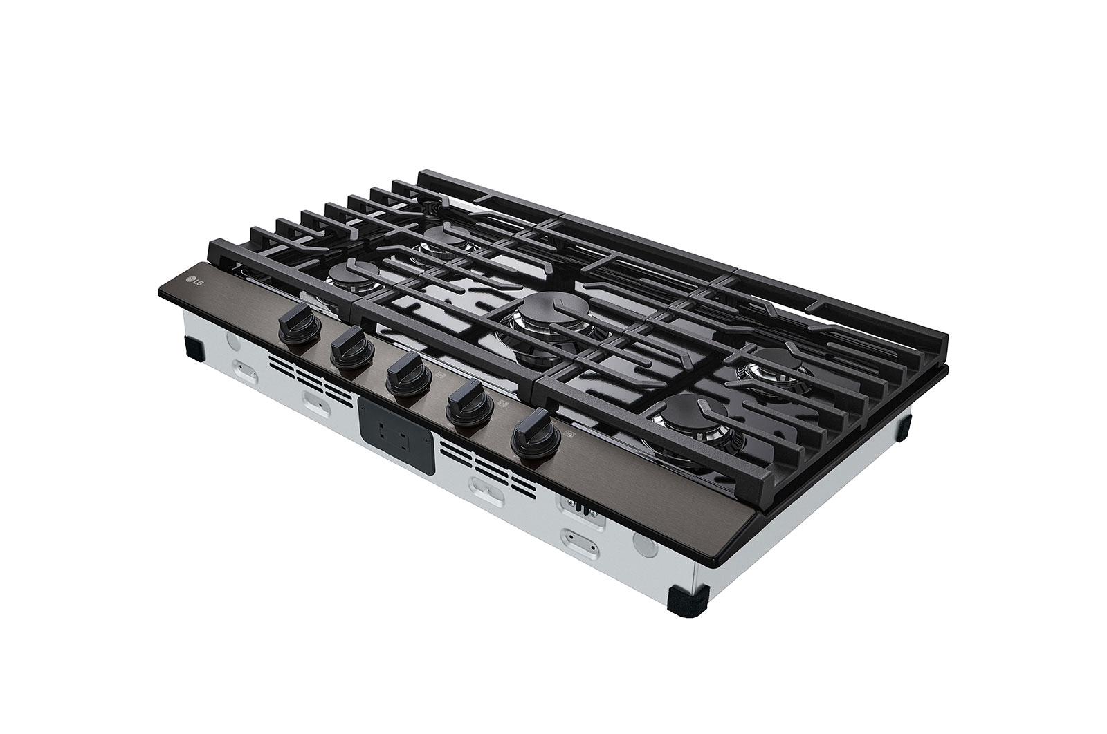 Lg CBGJ3623D 36" Gas Cooktop With Ultraheat™ 20K Btu Burner