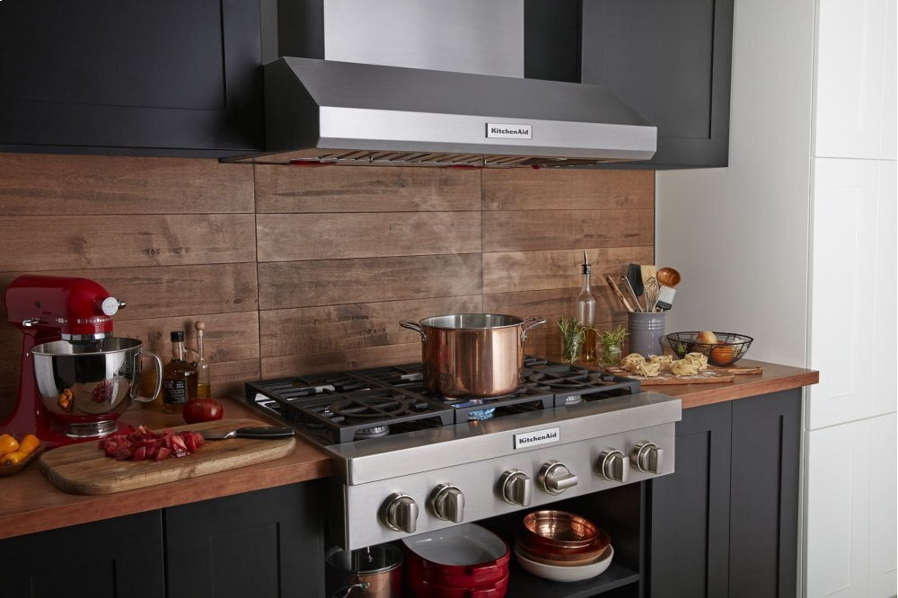 Kitchenaid KCGC506JSS Kitchenaid® 36'' 6-Burner Commercial-Style Gas Rangetop - Stainless Steel