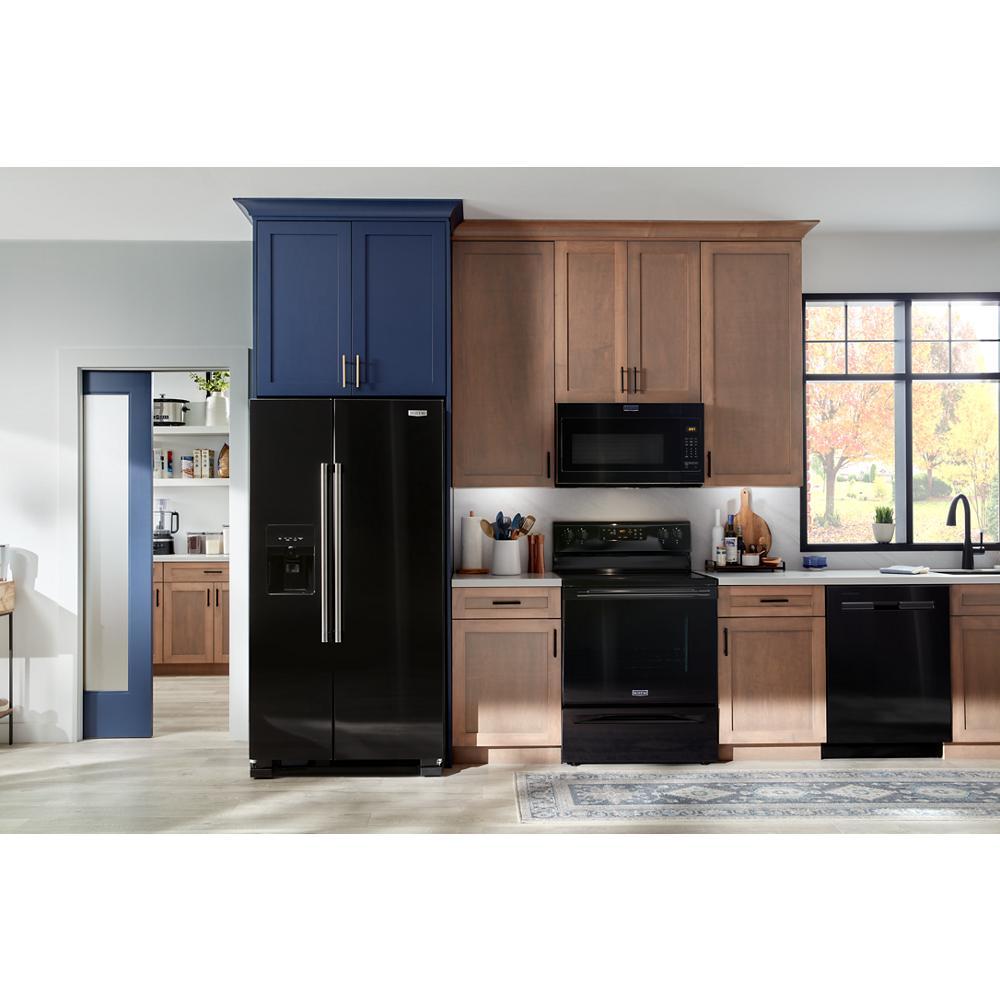 Maytag MRSF4036PB 36-Inch Wide Side-By-Side Refrigerator - 25 Cu. Ft.