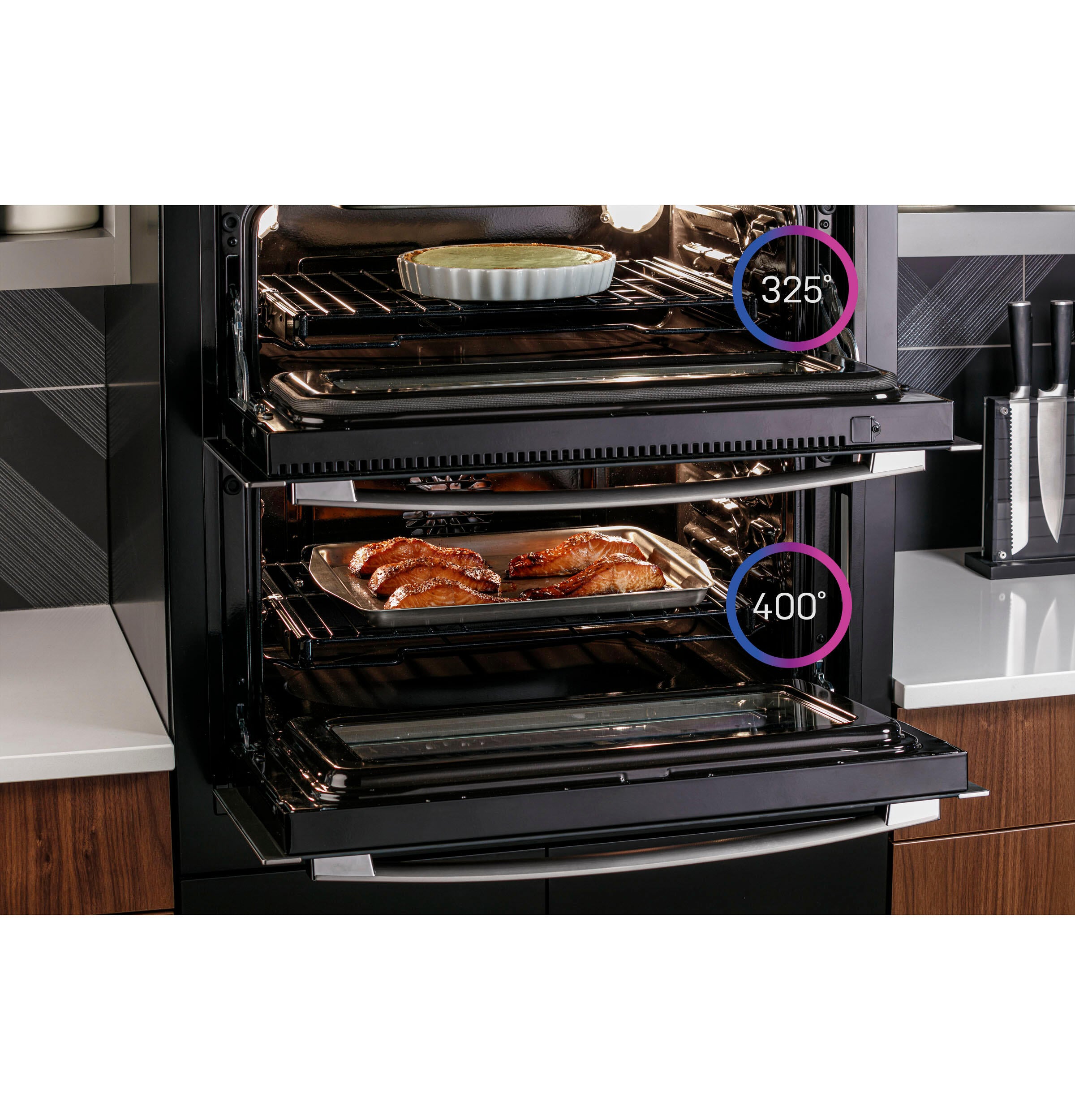 Ge Appliances PTS9200SNSS Ge Profile™ 30" Smart Built-In Twin Flex Convection Wall Oven