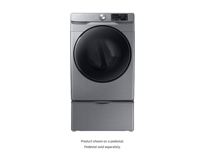Samsung DVG45R6100P 7.5 Cu. Ft. Gas Dryer With Steam Sanitize+ In Platinum