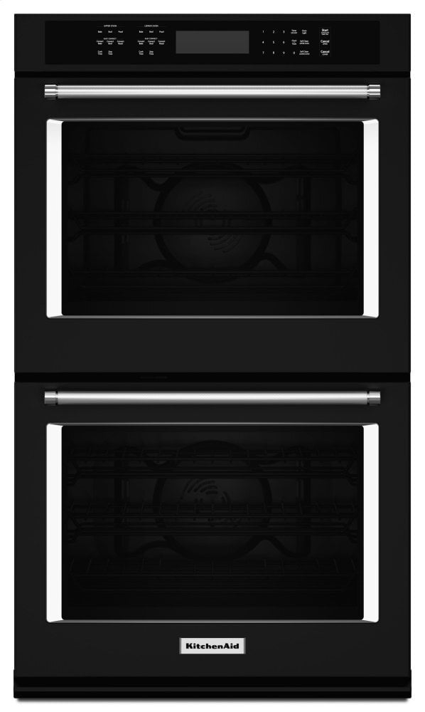 Kitchenaid KODE507EBL 27" Double Wall Oven With Even-Heat™ True Convection - Black