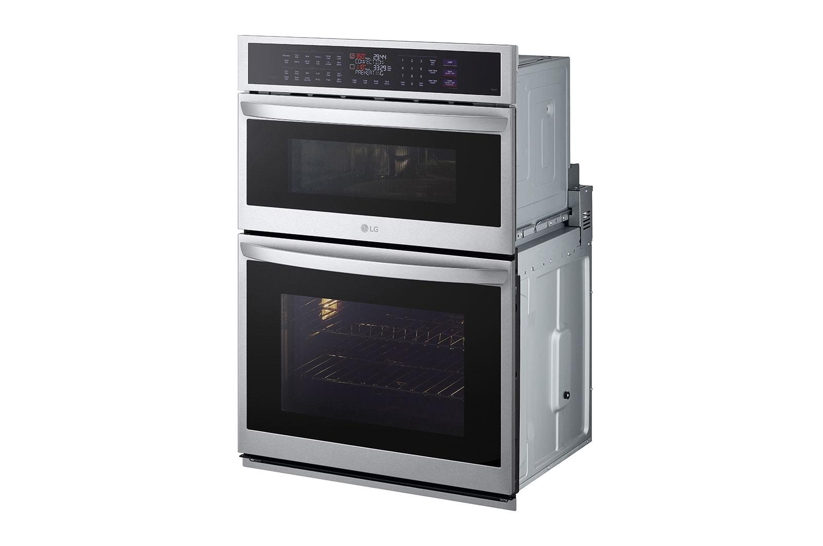 Lg WCEP6427F 1.7/4.7 Cu. Ft. Smart Combination Wall Oven With Instaview®, True Convection, Air Fry, And Steam Sous Vide