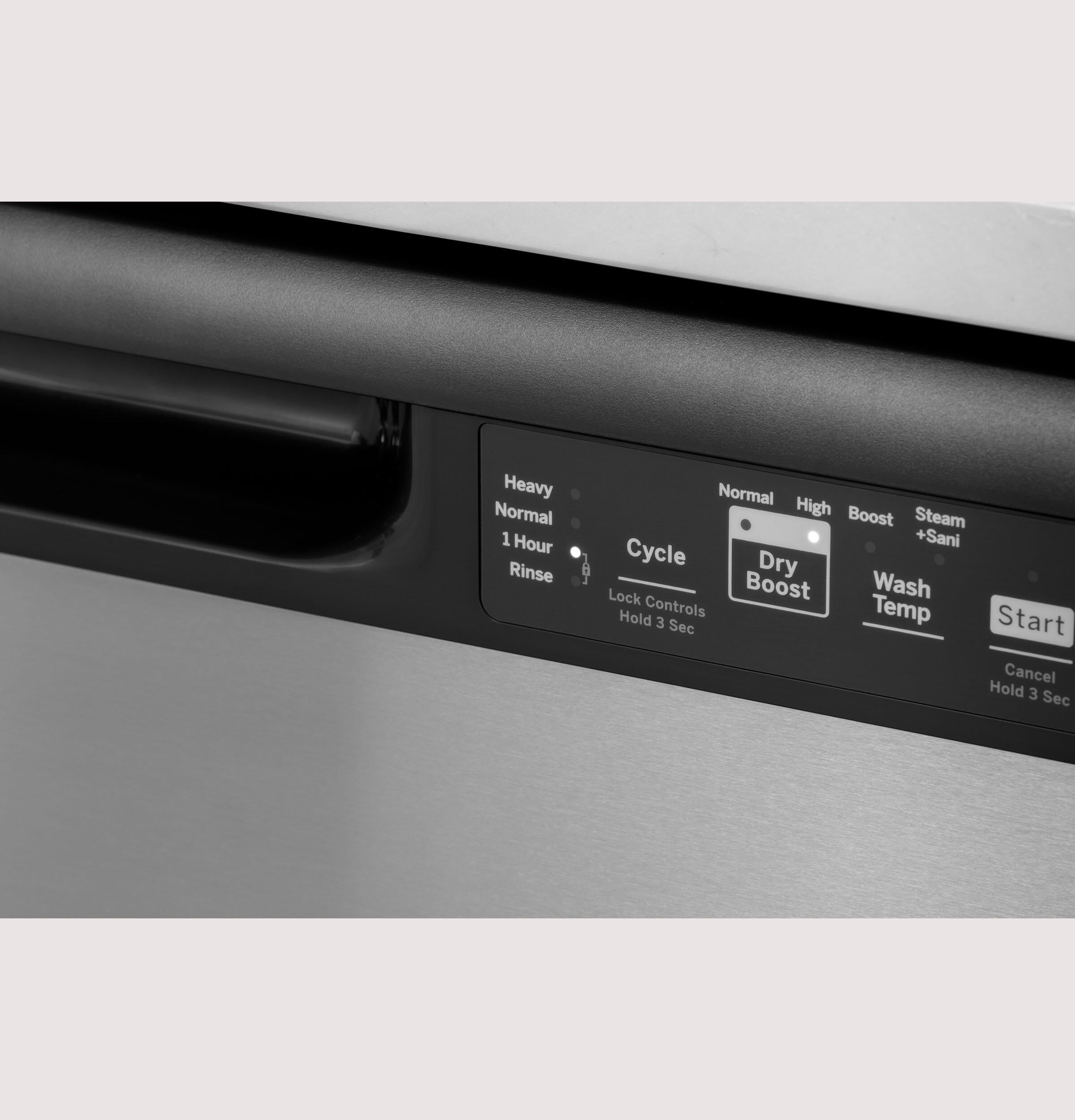 Ge Appliances GDF535PGRWW Ge® Dishwasher With Front Controls