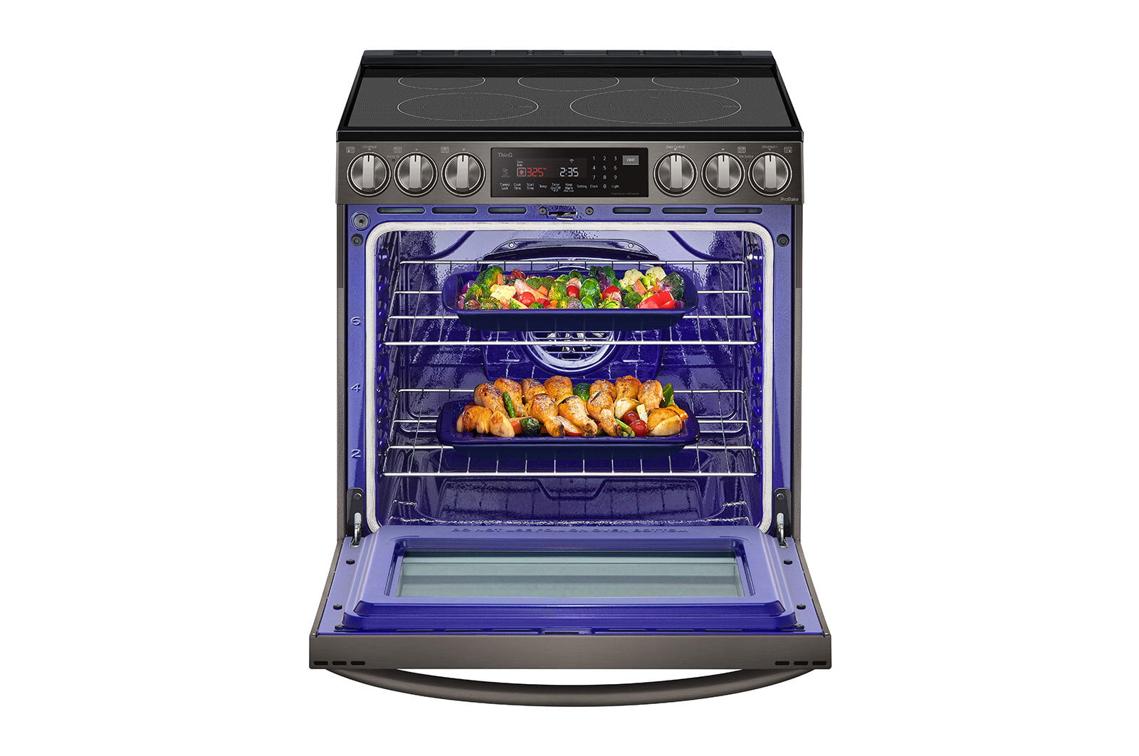 Lg LSEL6337D 6.3 Cu Ft. Smart Wi-Fi Enabled Probake Convection® Instaview® Electric Slide-In Range With Air Fry