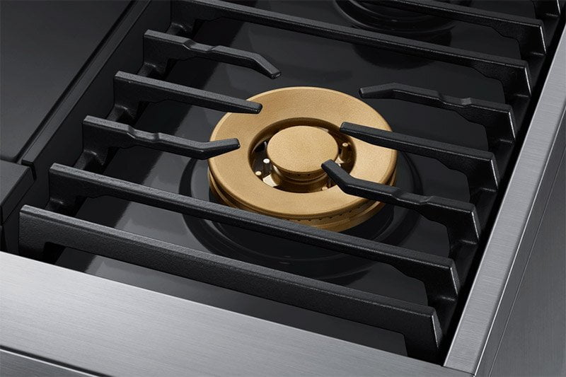 Dacor DOP36M94DHM 36" Pro Dual-Fuel Steam Range, Graphite Stainless Steel, Natural Gas/High Altitude