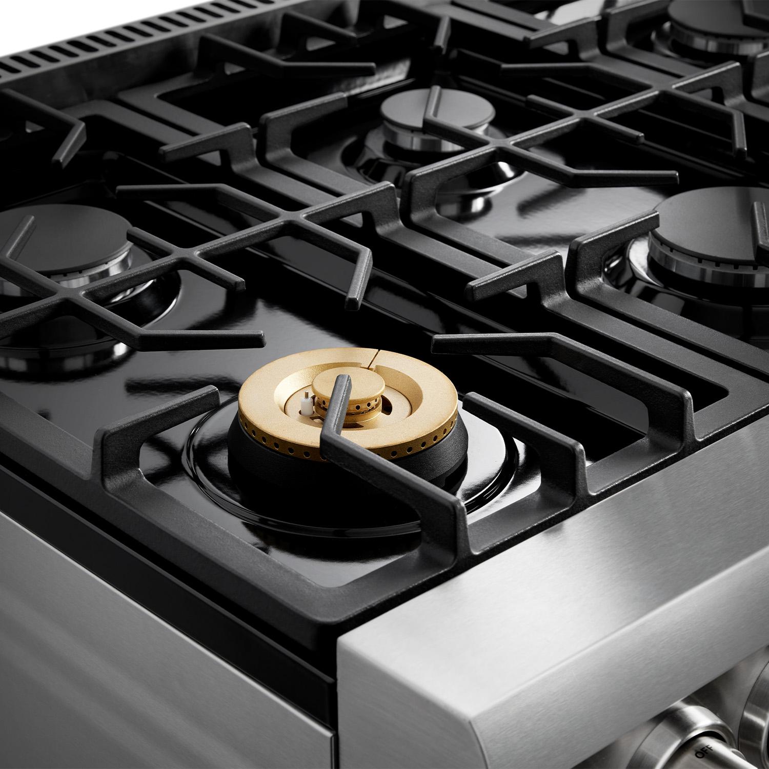 Thor Kitchen TRG3601LP 36 Inch Tilt Panel Professional Gas Range - Trg3601 / Trg3601Lp - Liquid Propane