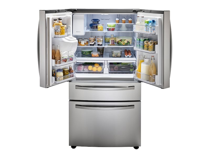 Samsung RF28R7201SR 28 Cu. Ft. 4-Door French Door Refrigerator With Flexzone™ Drawer In Stainless Steel
