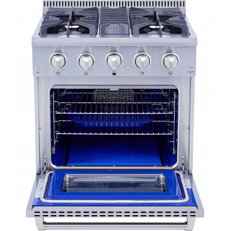 Thor Kitchen HRG3080U 30 Inch Professional Gas Range In Stainless Steel
