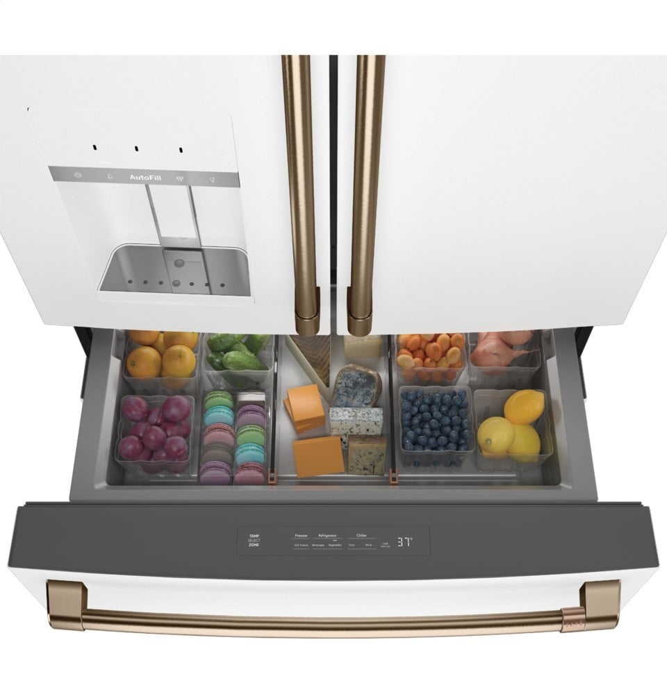 Cafe CVE28DP4NW2 Café Energy Star® 27.8 Cu. Ft. Smart 4-Door French-Door Refrigerator
