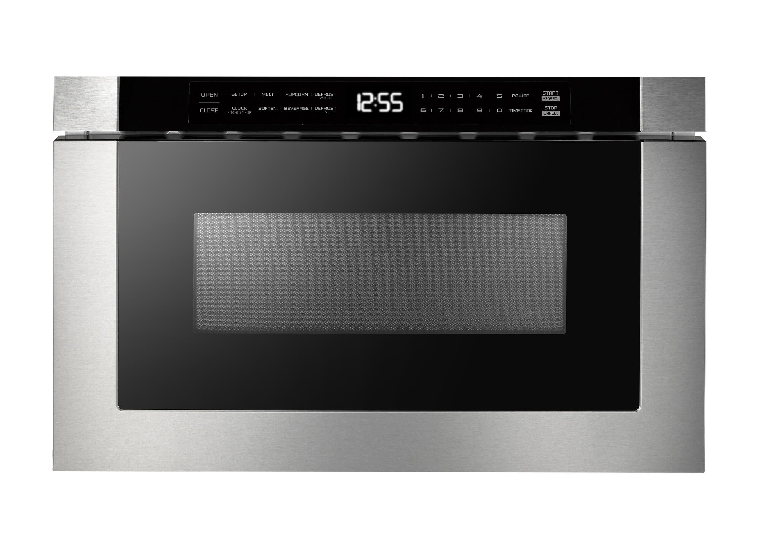 Xo Appliance XOMWD24S 24" Built-In Microwave Drawer - Black Glass & Stainless