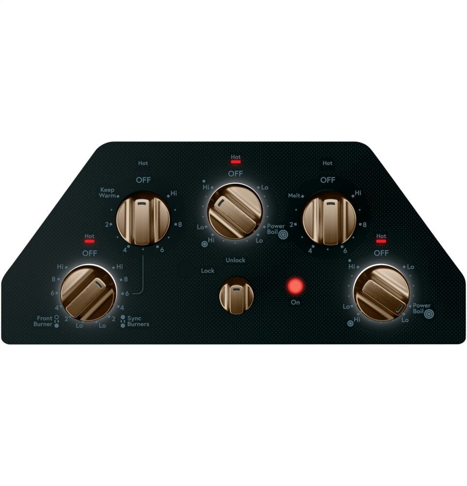 Cafe CEP70363MS2 Café 36" Knob-Control Electric Cooktop
