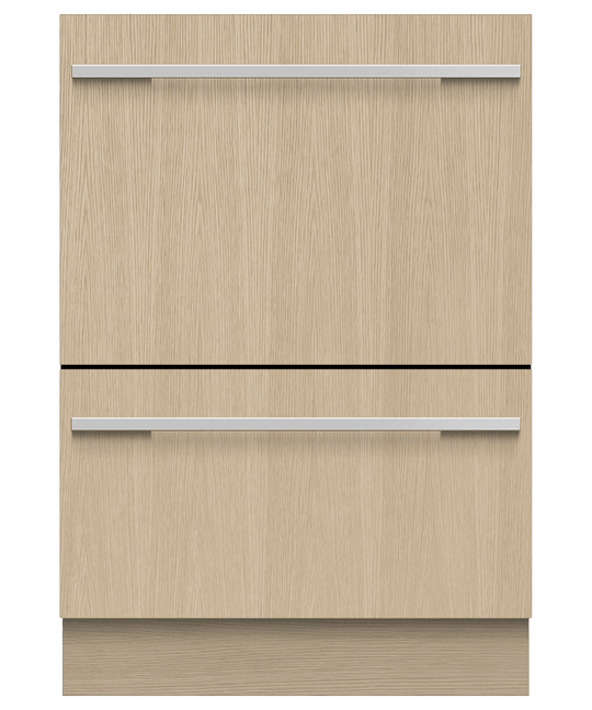 Fisher & Paykel DD24DTX6I1 Integrated Double Dishdrawer™ Dishwasher, Tall, Sanitise