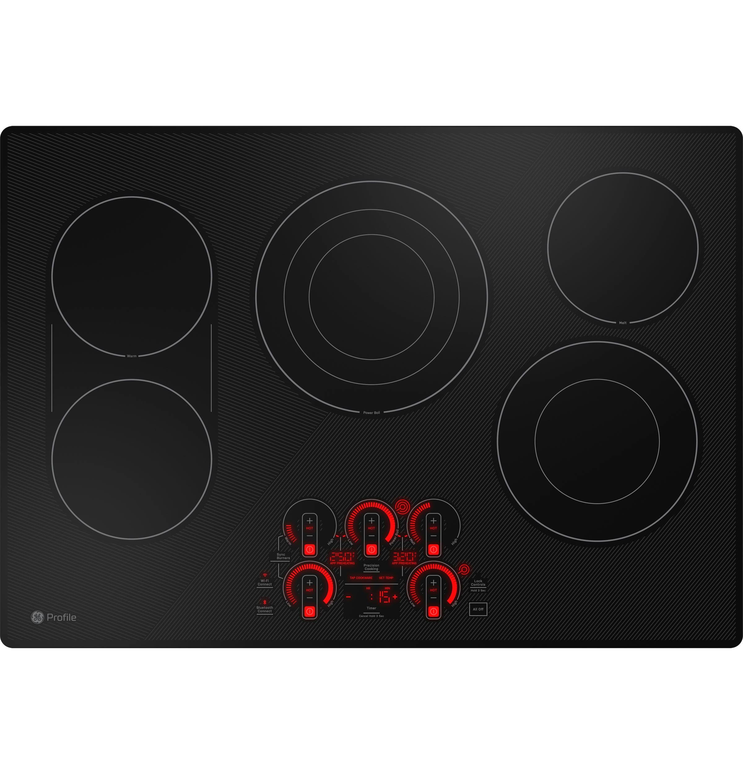 Ge Appliances PEP9030DTBB Ge Profile™ 30" Built-In Touch Control Electric Cooktop