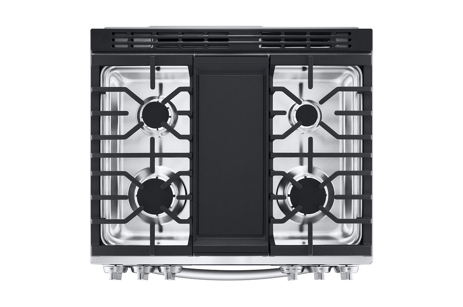 Lg LSGL6335F 6.3 Cu Ft. Smart Wi-Fi Enabled Probake Convection® Instaview® Gas Slide-In Range With Air Fry