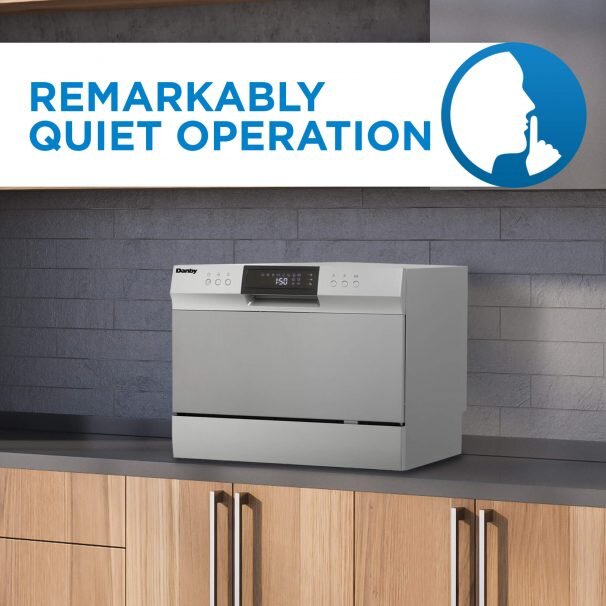 Danby DDW631SDB Danby 6 Place Setting Countertop Dishwasher