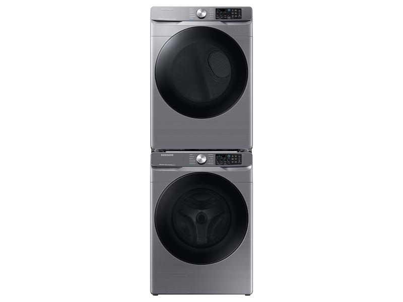 Samsung DVG45B6300P 7.5 Cu. Ft. Smart Gas Dryer With Steam Sanitize+ In Platinum
