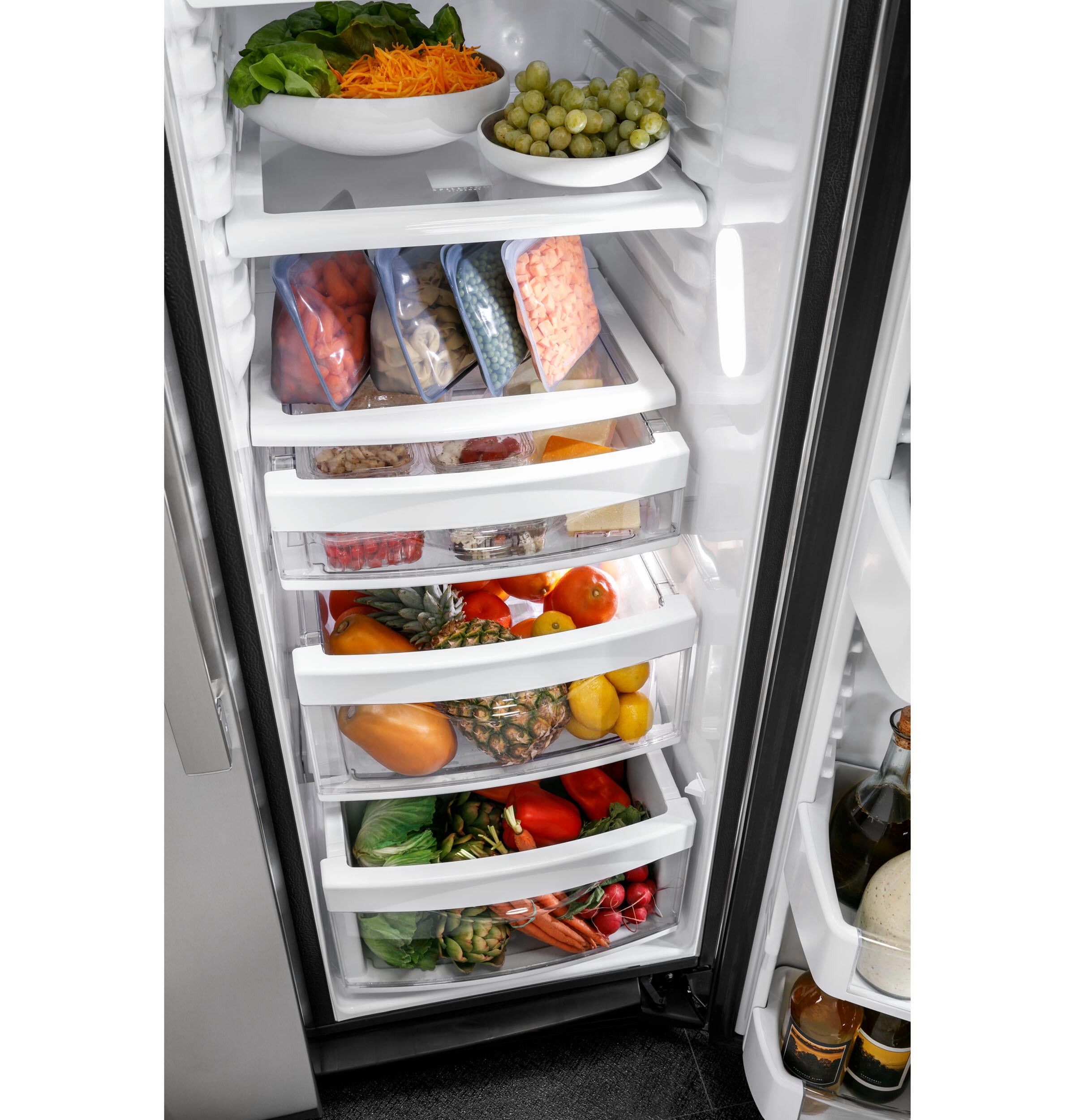 Ge Appliances PSE25KYHFS Ge Profile™ Series Energy Star® 25.3 Cu. Ft. Side-By-Side Refrigerator