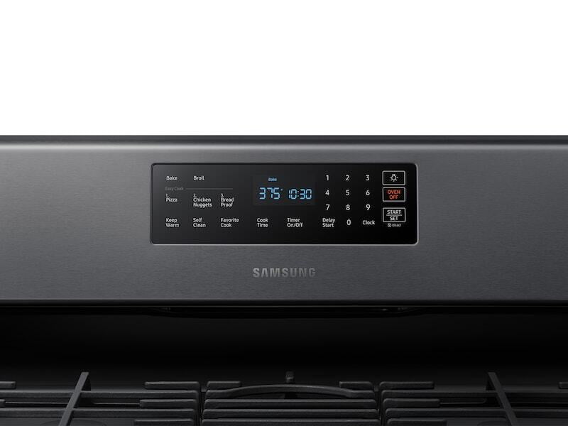 Samsung NX58R4311SG 5.8 Cu. Ft. Freestanding Gas Range In Black Stainless Steel