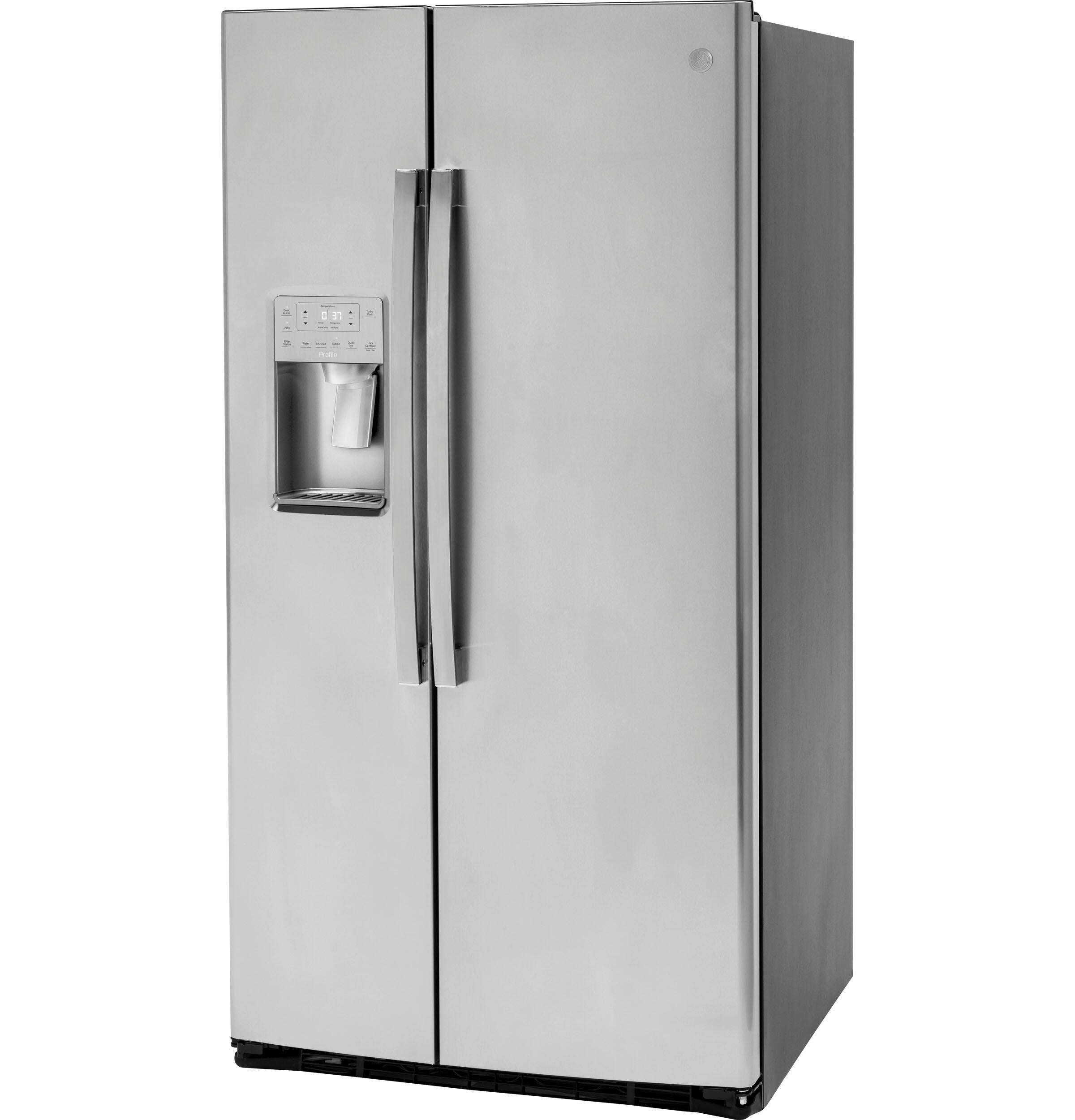 Ge Appliances PZS22MYKFS Ge Profile™ Series 21.9 Cu. Ft. Counter-Depth Side-By-Side Refrigerator