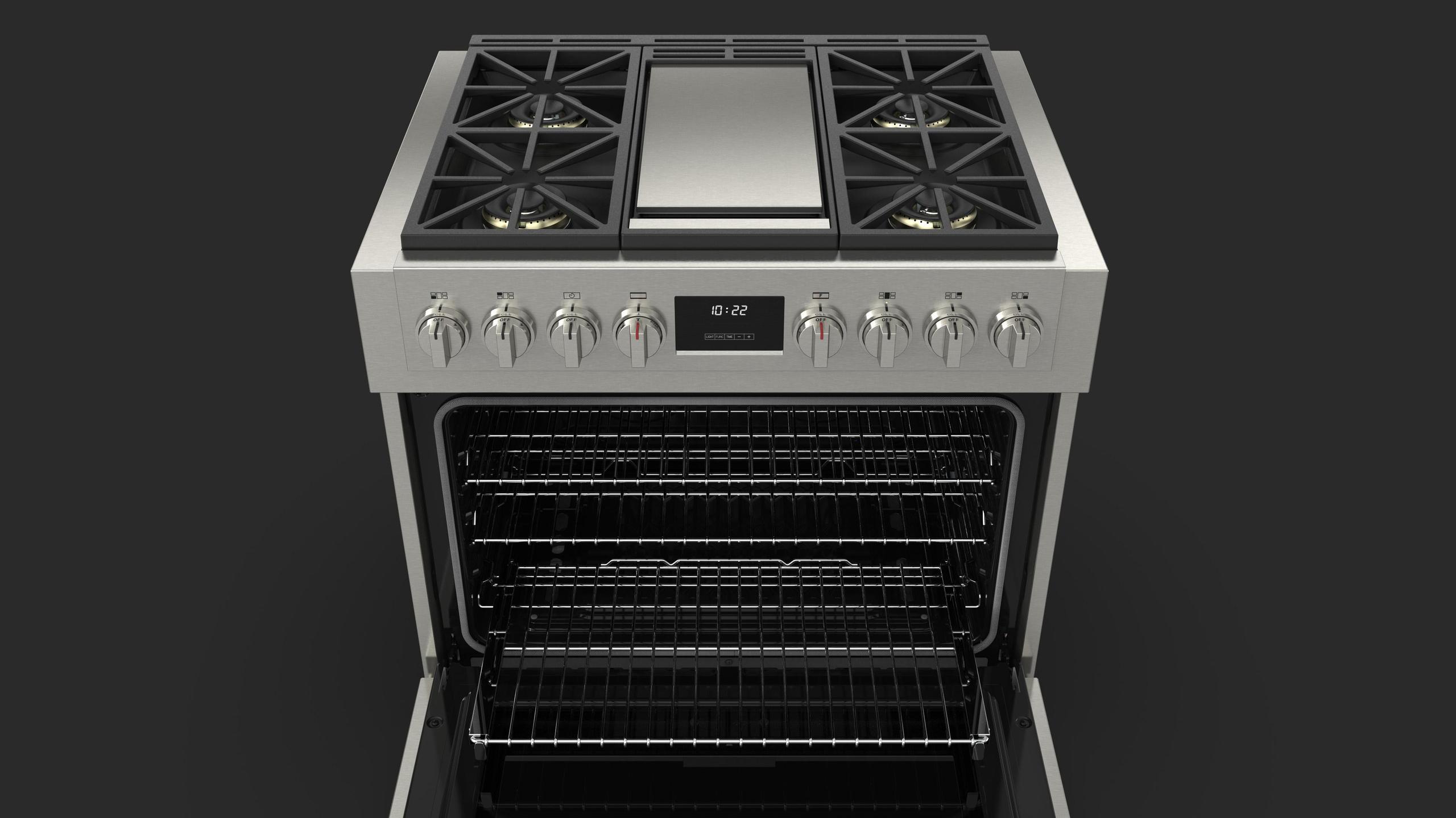 Fulgor Milano F6PGR364GS2 Sofia 36 Pro All Gas Range With Griddle