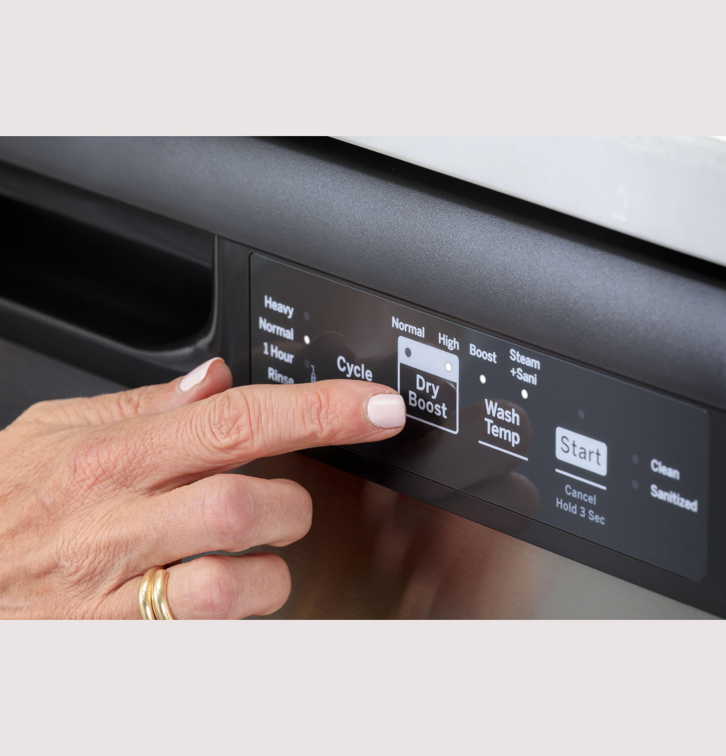 Ge Appliances GDF535PGRWW Ge® Dishwasher With Front Controls