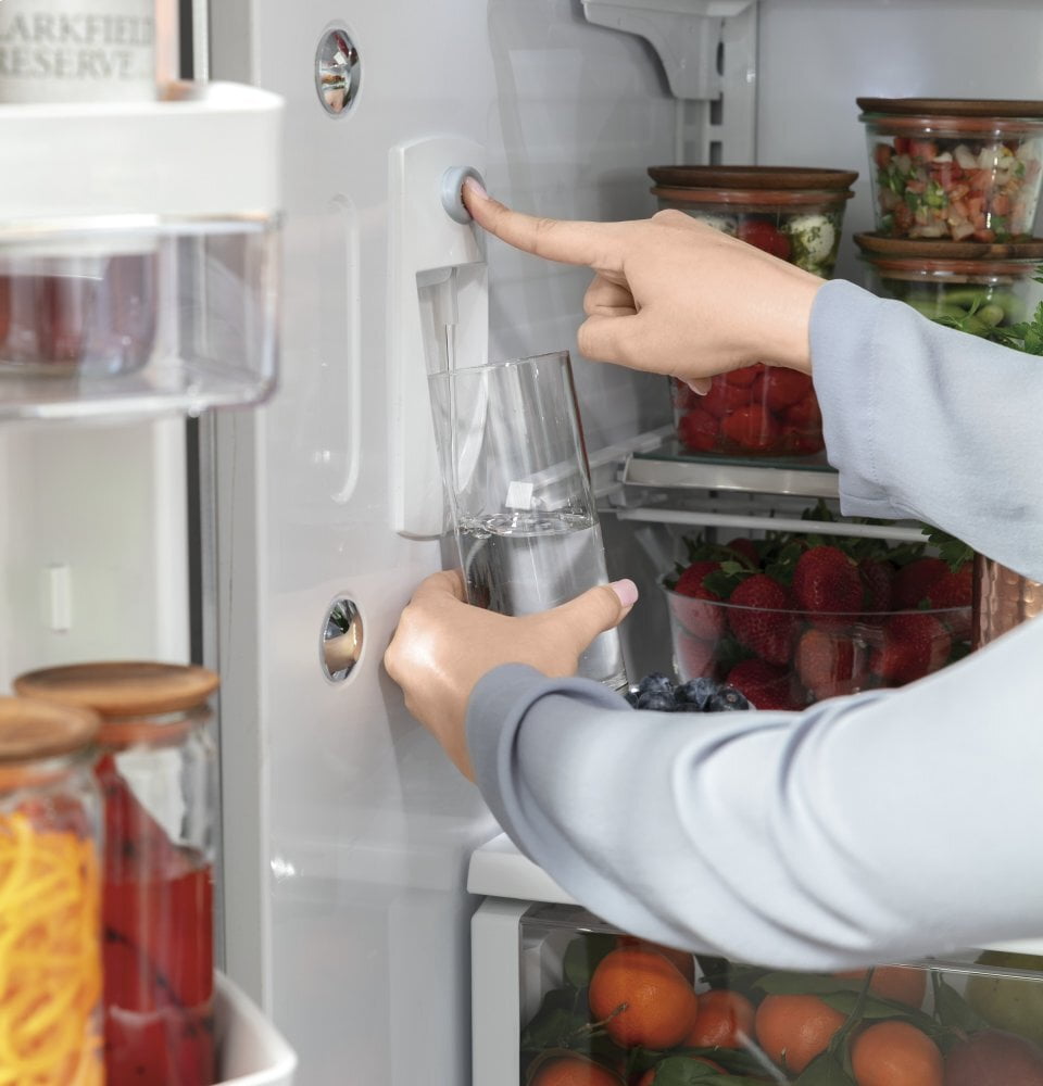 Cafe CWE23SP2MS1 Café Energy Star® 23.1 Cu. Ft. Smart Counter-Depth French-Door Refrigerator