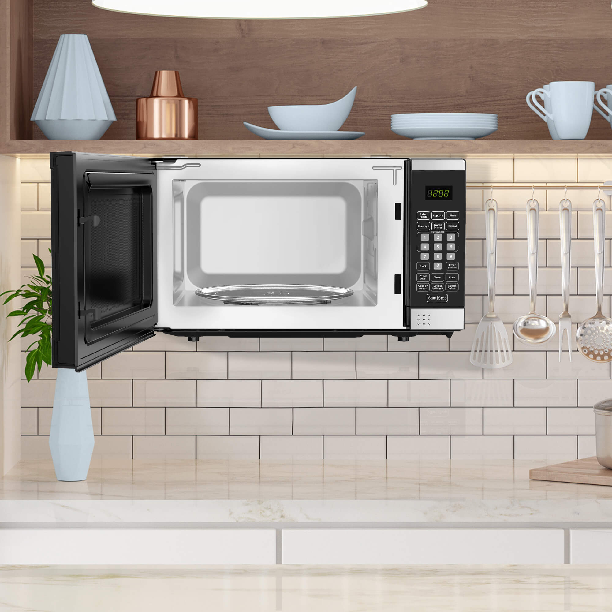 Danby DDMW007501G1 Danby 0.7 Cu. Ft. Space Saving Under The Cupboard Microwave