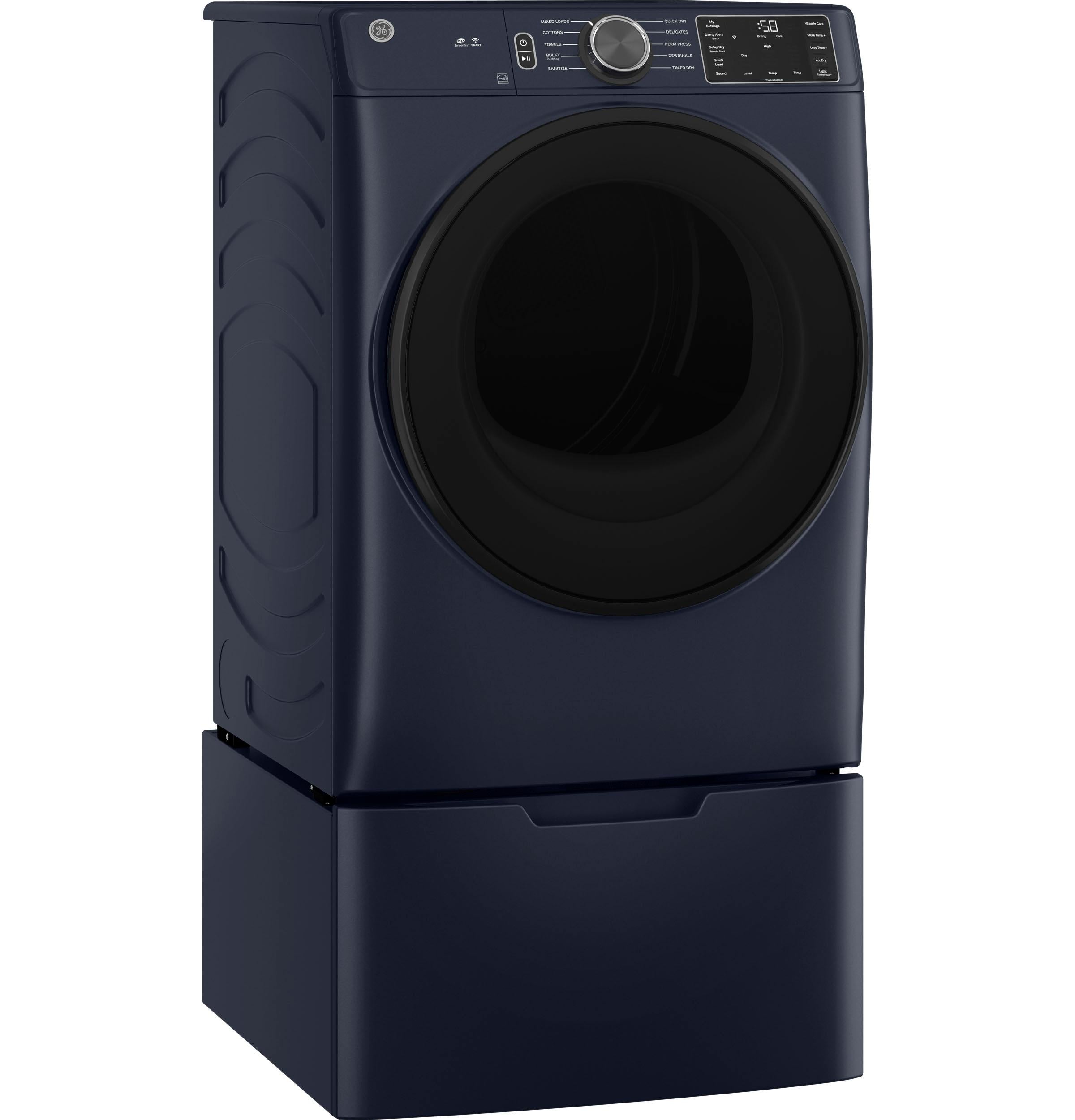 Ge Appliances GFD55GSPRRS Ge® 7.8 Cu. Ft. Capacity Smart Front Load Gas Dryer With Sanitize Cycle