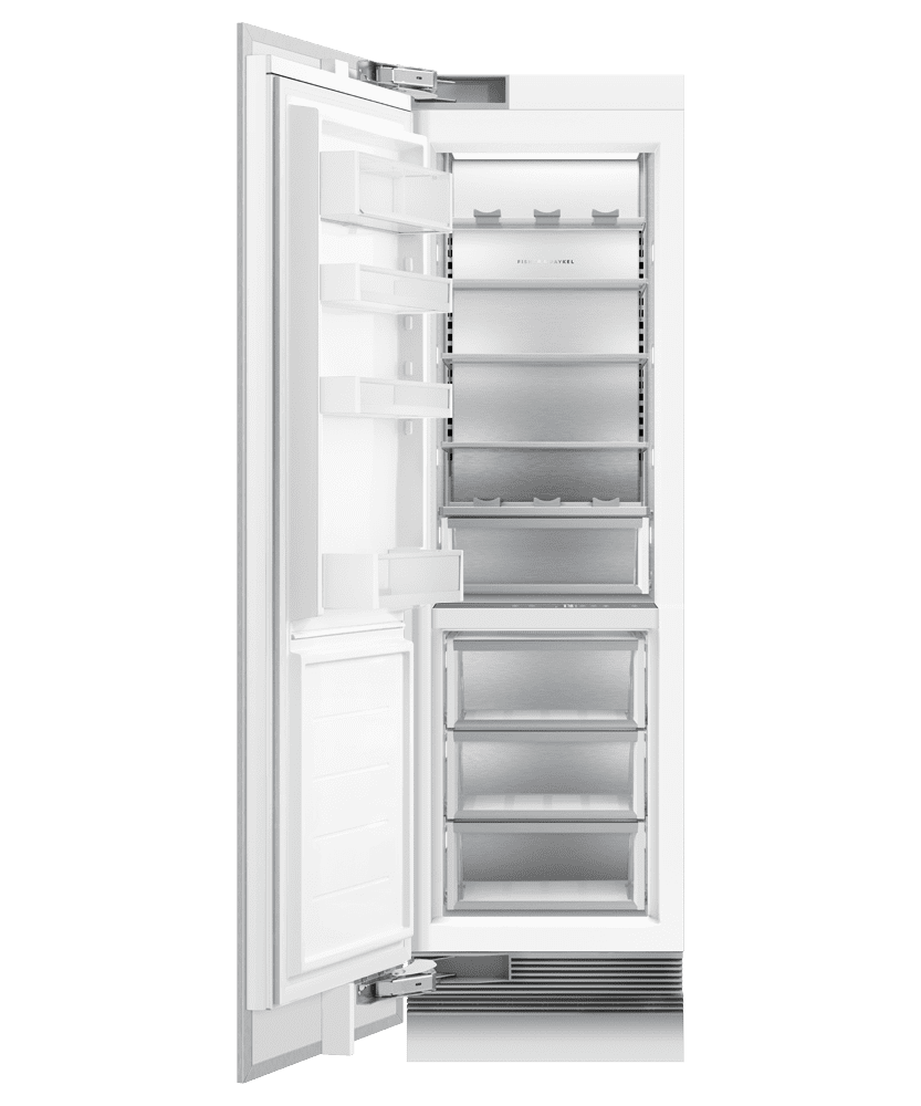 Fisher & Paykel RS2484SLHK1 Integrated Column Refrigerator, 24", Water