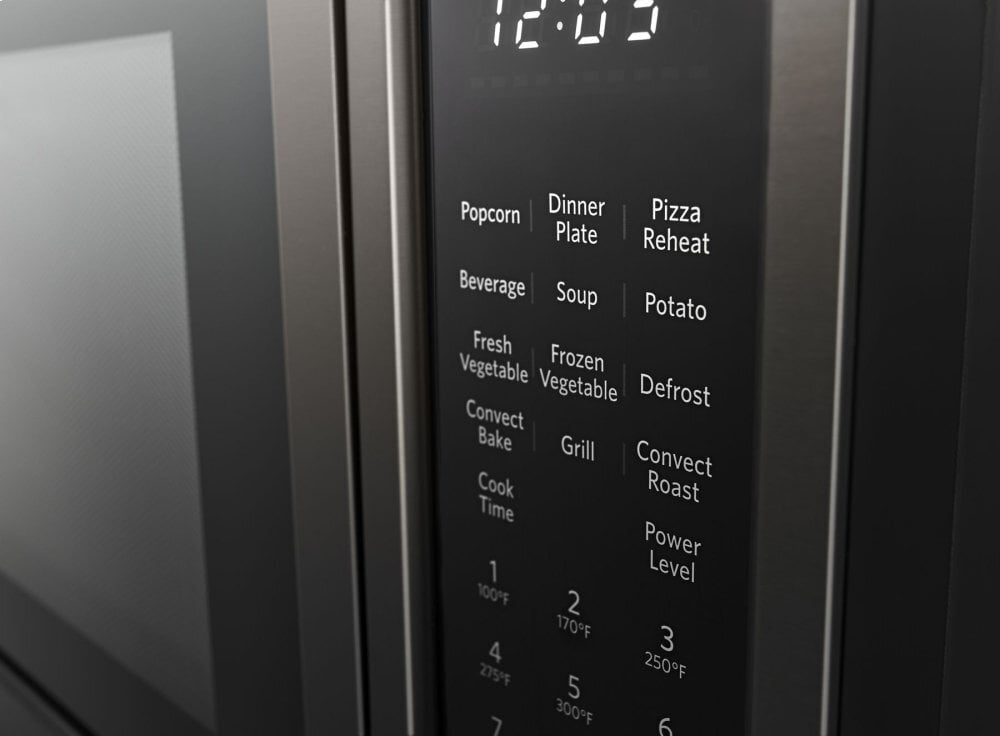 Kitchenaid KMCC5015GBS 21 3/4" Countertop Convection Microwave Oven With Printshield™ Finish - 1000 Watt - Black Stainless Steel With Printshield™ Finish