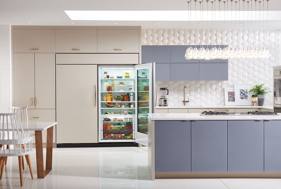 Sub-Zero BI36RAOLH 36" Classic Refrigerator With Glass Door - Panel Ready
