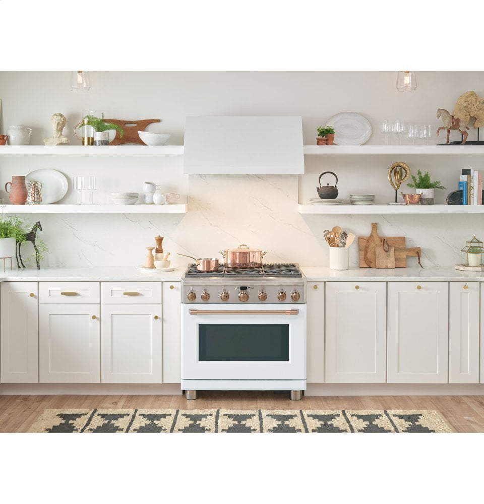 Cafe C2Y366P4MW2 Café 36" Dual-Fuel Professional Range With 6 Burners (Natural Gas)