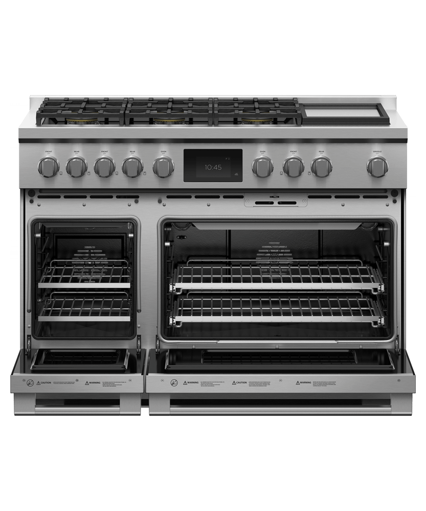 Fisher & Paykel RDV3486GDN Dual Fuel Range, 48", 6 Burners With Griddle