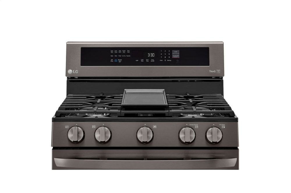 Lg LRGL5825D 5.8 Cu Ft. Smart Wi-Fi Enabled True Convection Instaview® Gas Range With Air Fry