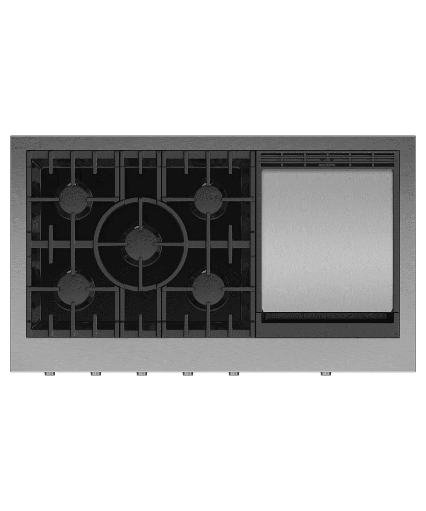 Fisher & Paykel CPV3485GDN Gas Rangetop, 48", Griddle