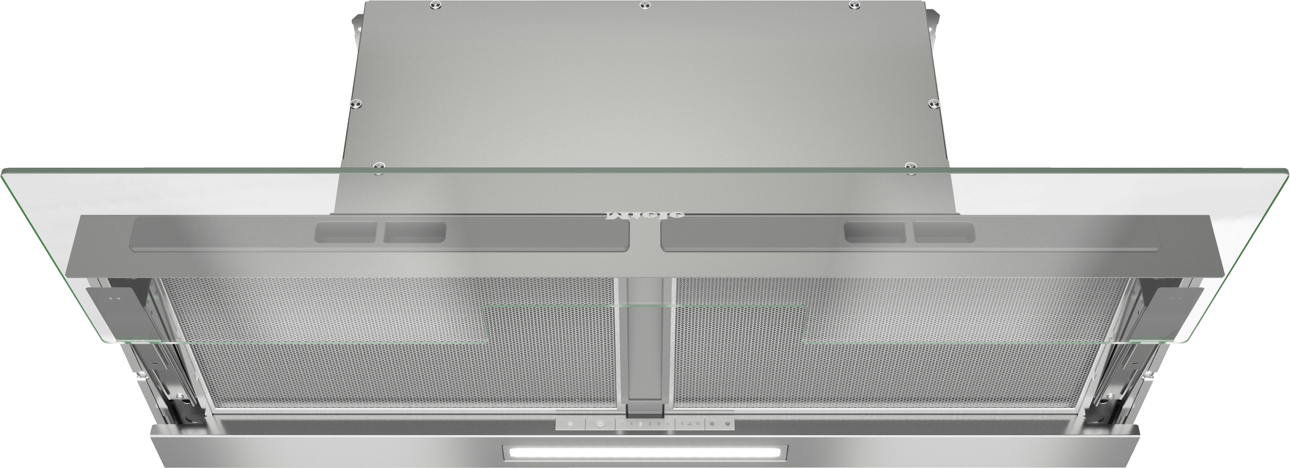 Miele DAS4940TRANSPGLASS Das 4940 - Built-In Ventilation Hood For Installation In Narrow Upper Cabinets With Easyswitch Controls