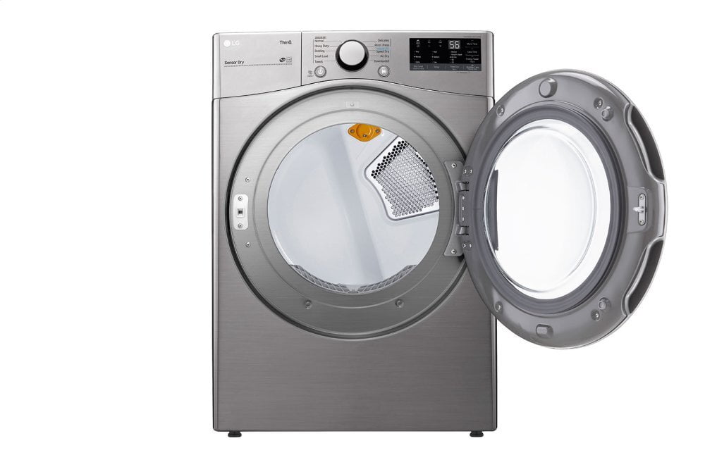 Lg DLG3601V 7.4 Cu. Ft. Ultra Large Capacity Smart Wi-Fi Enabled Front Load Gas Dryer With Built-In Intelligence