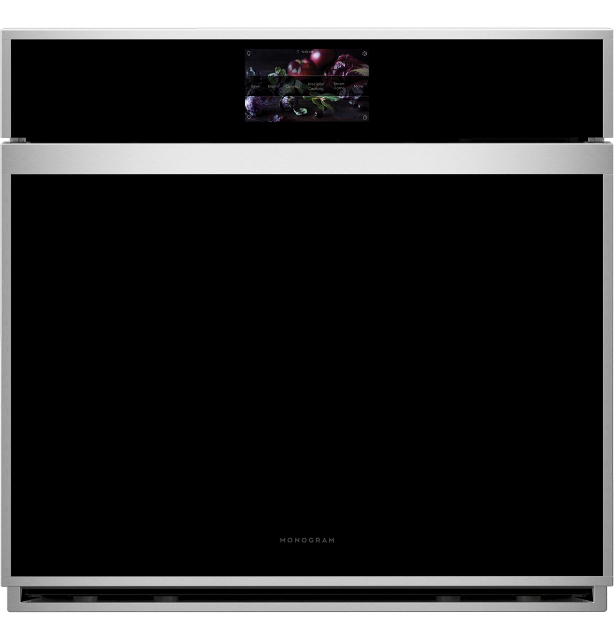 Monogram ZTSX1DSSNSS Monogram 30" Smart Electric Convection Single Wall Oven Minimalist Collection