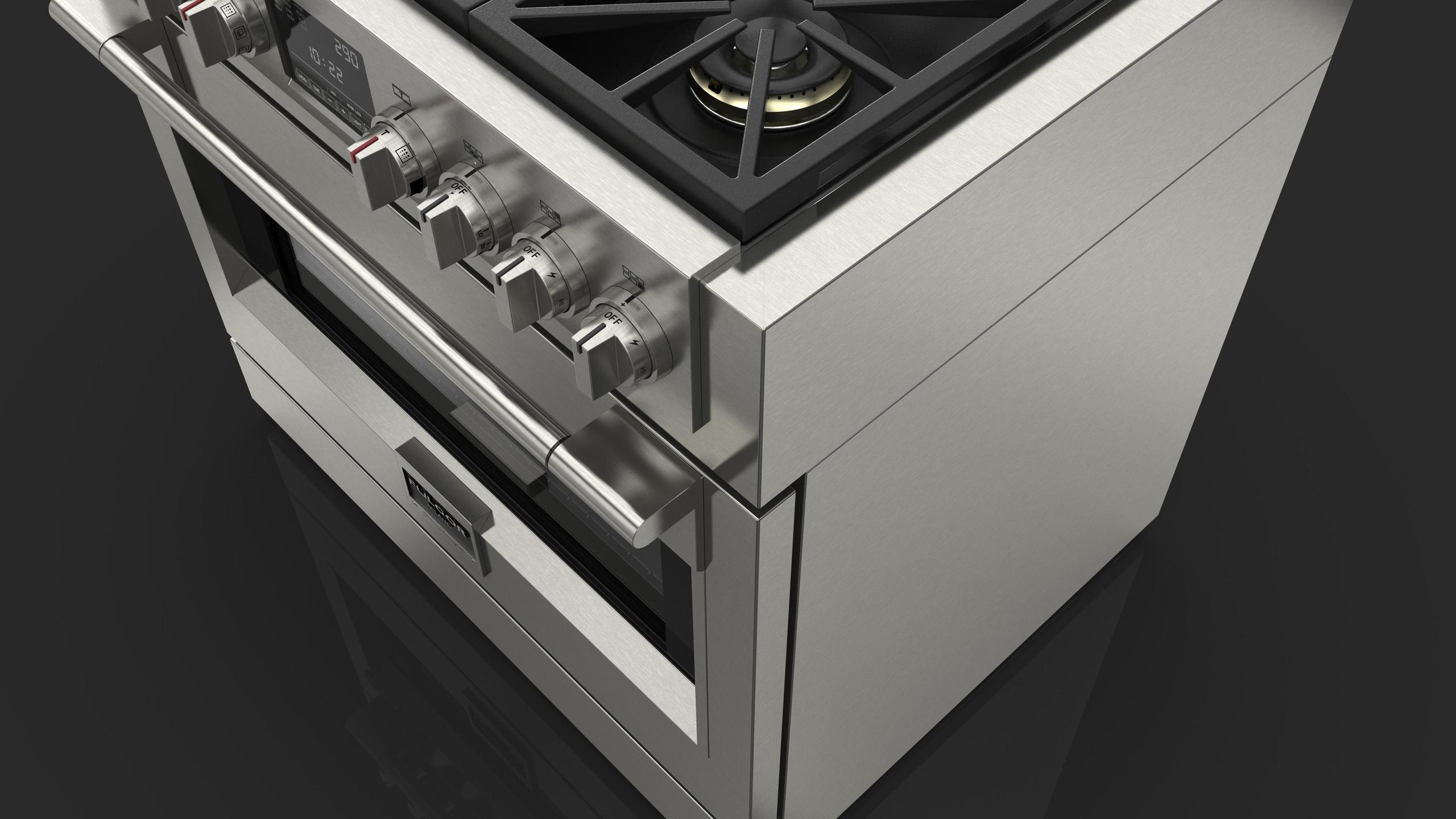 Fulgor Milano F6PDF364GS1 36 Dual Fuel Pro Range With Griddle