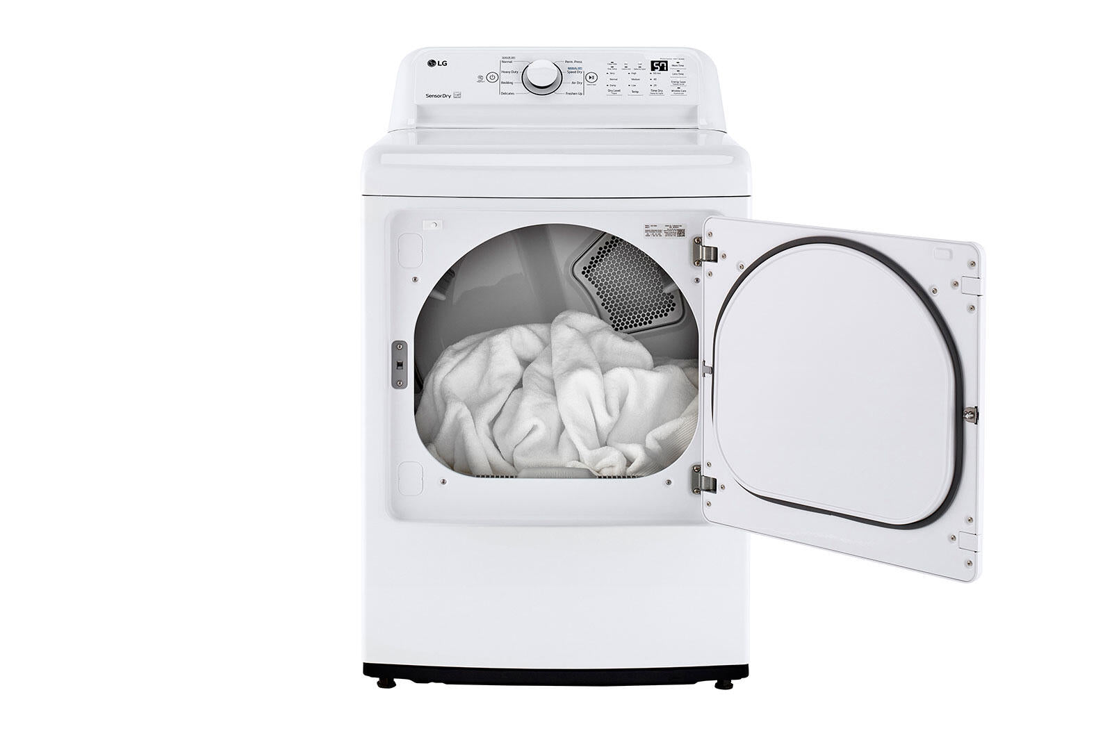 Lg DLG7001W 7.3 Cu. Ft. Ultra Large Capacity Top Load Gas Dryer With Sensor Dry Technology
