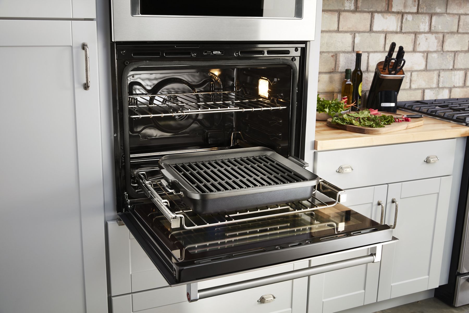 Kitchenaid KOCE900HSS Smart Oven+ 30" Combination Oven With Powered Attachments - Stainless Steel